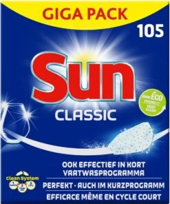 SUN® Sun Vaatwastabletten Classic - 105 Stuks - Voordeelverpakking 18 SUN® Sun Vaatwastabletten Classic - 105 Stuks - Voordeelverpakking -Dagelijkse Benodigdheden Winkel 1003x1200 1
