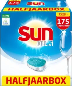 SUN® Sun All-in-1 Normaal Vaatwastabletten - 7 X 25 Tabletten - Voordeelverpakking 21 SUN® Sun All-in-1 Normaal Vaatwastabletten - 7 X 25 Tabletten - Voordeelverpakking -Dagelijkse Benodigdheden Winkel 1006x1200 2