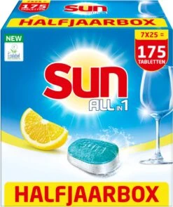SUN® Sun All-In-1 Citroen Vaatwastabletten - 7 X 24 Tabletten - Voordeelverpakking -Dagelijkse Benodigdheden Winkel 1006x1200 4
