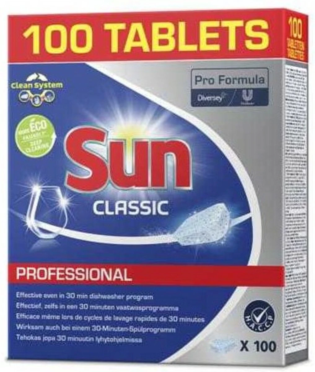 SUN® Sun Vaatwastabletten - Classic - 100 Stuks 3 SUN® Sun Vaatwastabletten - Classic - 100 Stuks