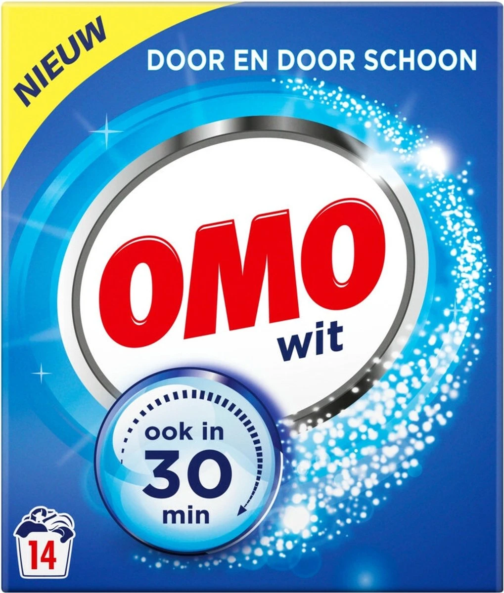 Omo Wit Waspoeder - 6 X 14 Wasbeurten - Voordeelverpakking 8 Omo Wit Waspoeder - 6 X 14 Wasbeurten - Voordeelverpakking - Afbeelding 6