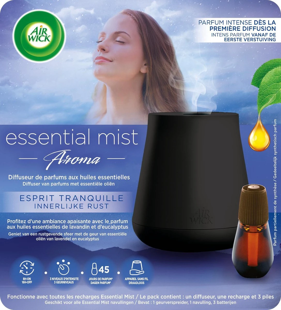 Air Wick Essential Mist Automatische Luchtverfrisser Kit - Innerlijke Rust 3 Air Wick Essential Mist Automatische Luchtverfrisser Kit - Innerlijke Rust