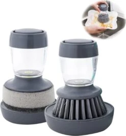 Afwasborstel Met Zeepdispenser – Met 3 Verschillende Opzet Stukken – Inclusief Houder – Grijs – Afwas Borstel Zeepreservoir – Zeep Handborstel – Doseerpomp – Afwasmiddel Dispenser – Navulbaar 13 Afwasborstel Met Zeepdispenser – Met 3 Verschillende Opzet Stukken – Inclusief Houder – Grijs – Afwas Borstel Zeepreservoir – Zeep Handborstel – Doseerpomp – Afwasmiddel Dispenser – Navulbaar -Dagelijkse Benodigdheden Winkel 1107x1200 1