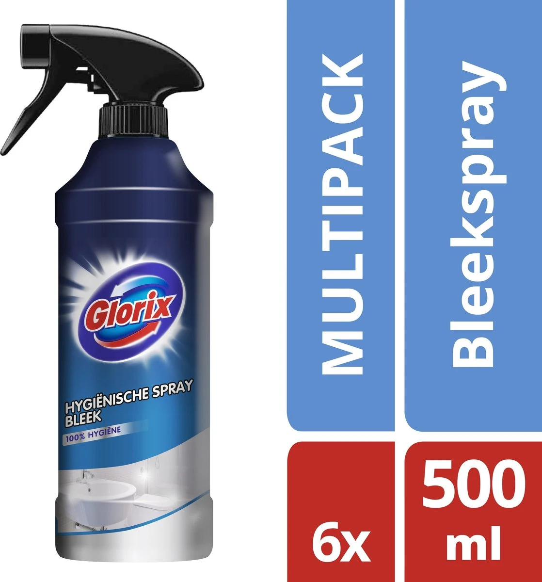 Glorix Spray Bleek 500ML 6x 3 Glorix Spray Bleek 500ML 6x