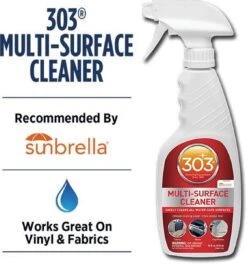 303® Multi-Surface Cleaner - 946 Ml | Veilig Voor Alle Soorten Bekleding En Vinyl. Vlekken Verdwijnen Binnen Enkele Minuten En Verkleurde Oppervlakken Komen Weer Tot Leven. -Dagelijkse Benodigdheden Winkel 1121x1200 1
