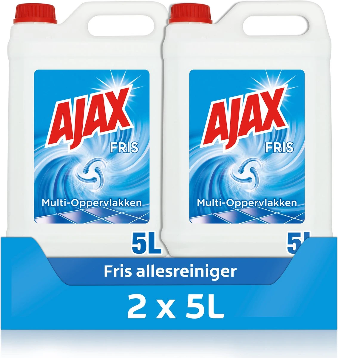 Ajax® Ajax Allesreiniger Fris 2 X 5L - Voordeelverpakking 3 Ajax® Ajax Allesreiniger Fris 2 X 5L - Voordeelverpakking