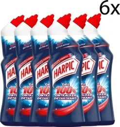 Harpic WC-reiniger Gel 100% Ontkalker- 750ml X6
