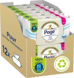 Page Puur Vochtig Toiletpapier - Extra Duurzaam Vochtig Wc Papier - 12 X 38 Stuks - Voordeelverpakking 18 Page Puur Vochtig Toiletpapier - Extra Duurzaam Vochtig Wc Papier - 12 X 38 Stuks - Voordeelverpakking -Dagelijkse Benodigdheden Winkel 1140x1200 3
