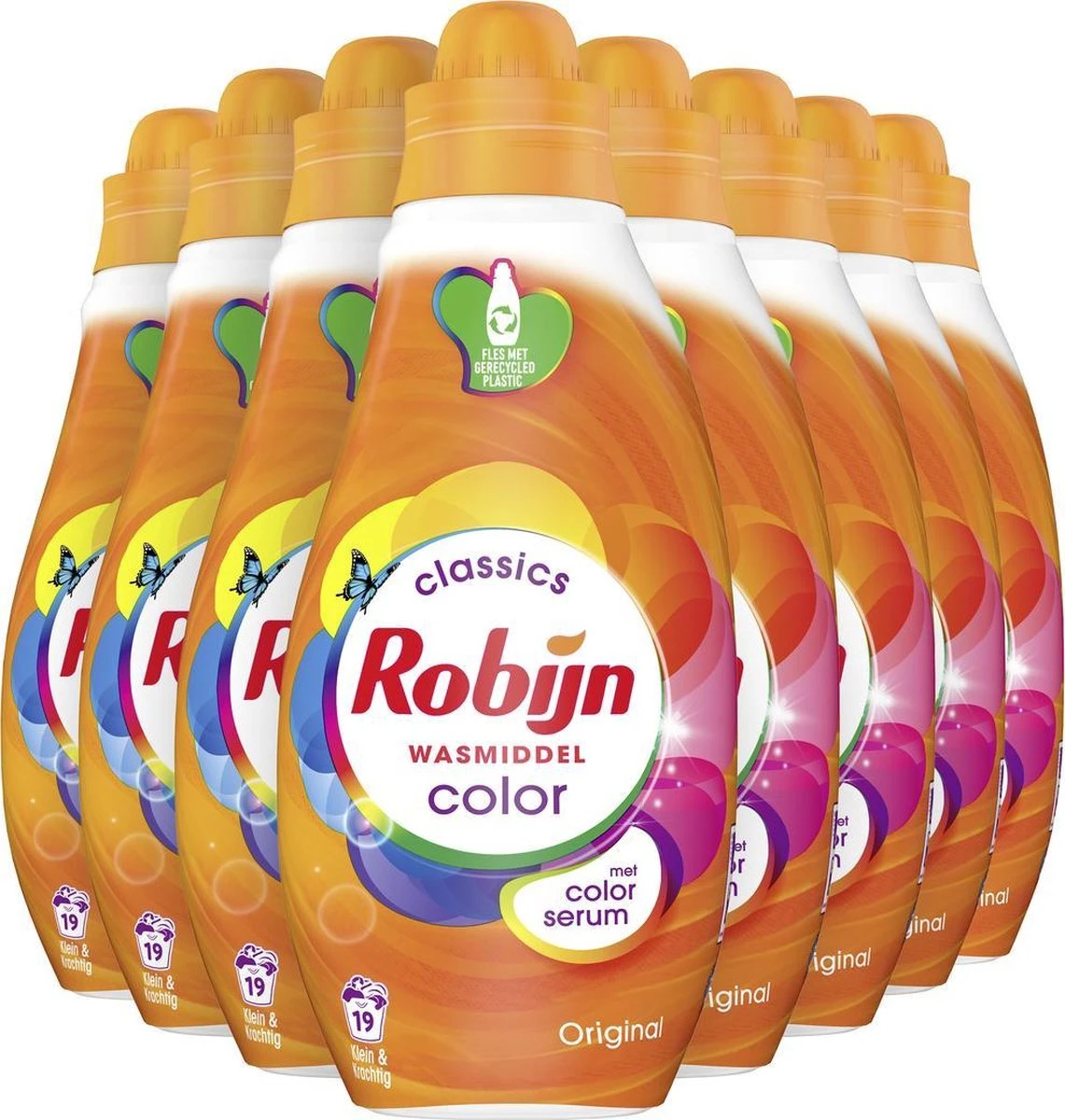 Robijn Klein & Krachtig Color Vloeibaar Wasmiddel - 8 X 19 Wasbeurten - Voordeelverpakking 5 Robijn Klein & Krachtig Color Vloeibaar Wasmiddel - 8 X 19 Wasbeurten - Voordeelverpakking - Afbeelding 3