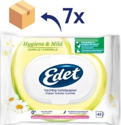 Edet Kamille Vochtig Wc Papier - 7 Stuks - Met Natuurlijke Kamille Extracten -Dagelijkse Benodigdheden Winkel 1158x1200