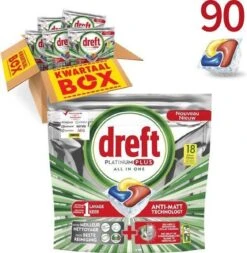 Dreft Platinum Plus Citroen - Voordeelverpakking 5x18 Stuks - Wasmiddel Capsules 15 Dreft Platinum Plus Citroen - Voordeelverpakking 5x18 Stuks - Wasmiddel Capsules -Dagelijkse Benodigdheden Winkel 1170x1200 1