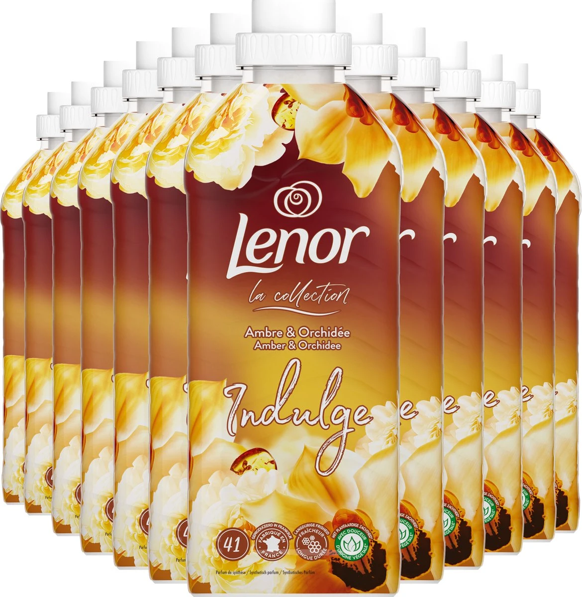 Lenor - Amber & Orchidee - Wasverzachter - 12 X 41 Wasbeurten Voordeelverpakking 3 Lenor - Amber & Orchidee - Wasverzachter - 12 X 41 Wasbeurten Voordeelverpakking