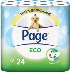 Page Toiletpapier - Eco - Duurzaam - 24 Rollen - Voordeelverpakking -Dagelijkse Benodigdheden Winkel 1172x1200 2