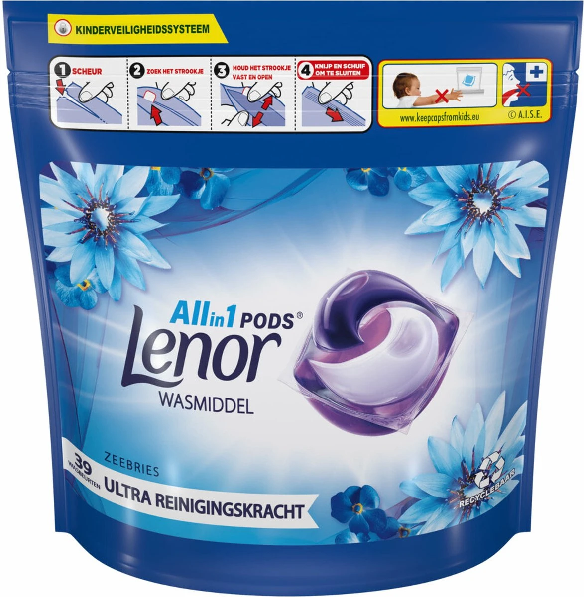 Lenor Wasmiddel All-in-1 Pods Zeebries 39 Stuks 3 Lenor Wasmiddel All-in-1 Pods Zeebries 39 Stuks