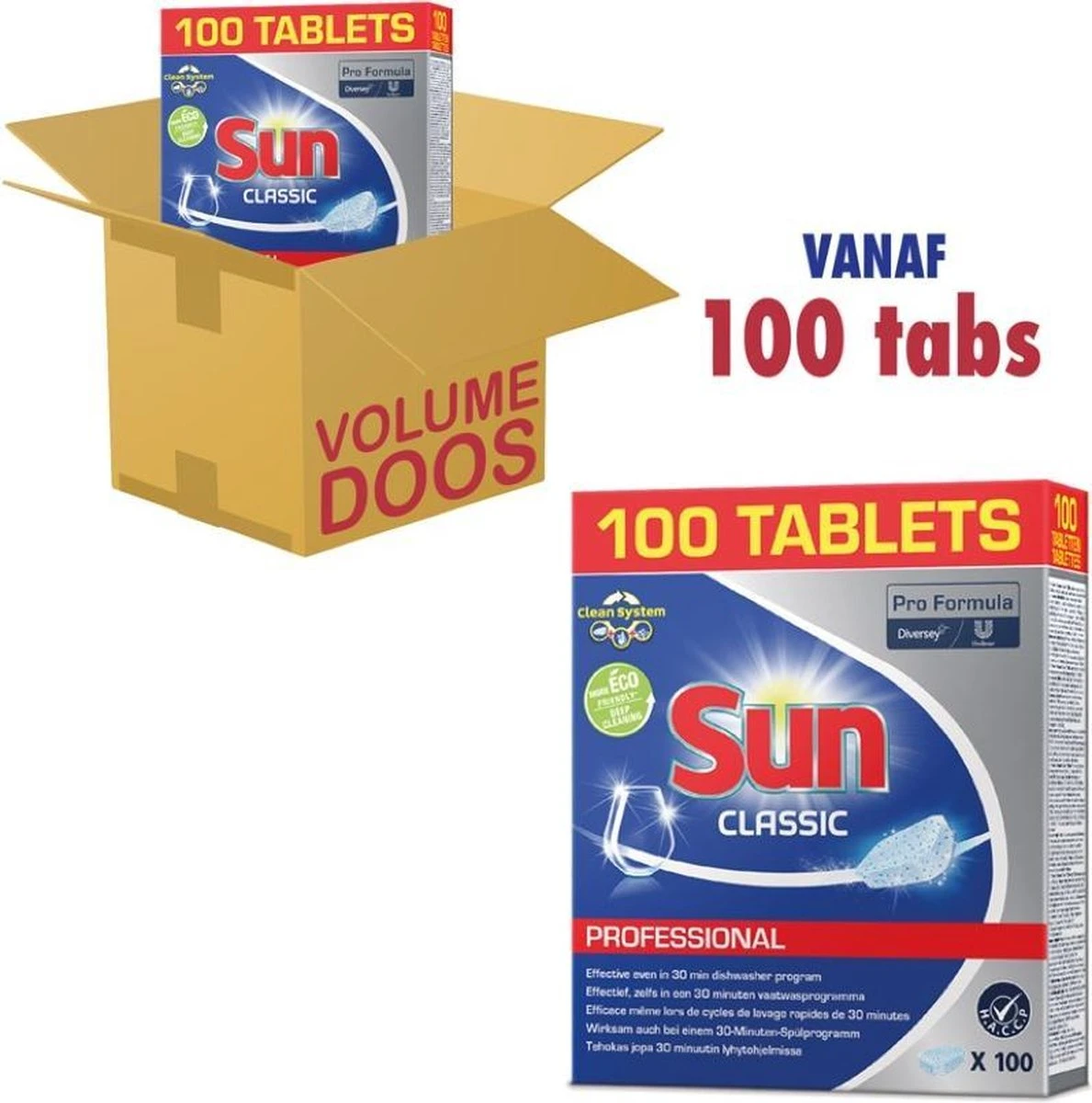 SUN® Sun Vaatwastabletten - Classic - 100 Stuks 4 SUN® Sun Vaatwastabletten - Classic - 100 Stuks - Afbeelding 2