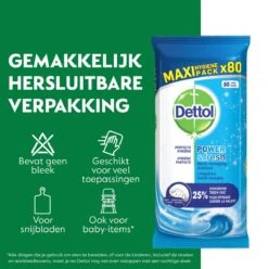 Dettol - Power & Fresh - Schoonmaakdoekjes - Oceaanfris - 4 X 80 Doekjes 12 Dettol - Power & Fresh - Schoonmaakdoekjes - Oceaanfris - 4 X 80 Doekjes -Dagelijkse Benodigdheden Winkel 1196x1200 6