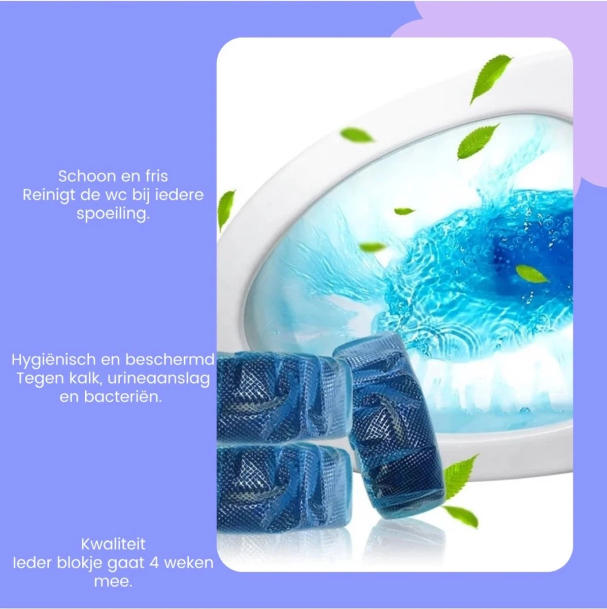 DONGOODS® Toiletblokjes Voor Inbouwreservoirs – WC-blokjes – Toiletblokken In Een Voordeelverpakking – 12 Stuks 4 DONGOODS® Toiletblokjes Voor Inbouwreservoirs – WC-blokjes – Toiletblokken In Een Voordeelverpakking – 12 Stuks - Afbeelding 2