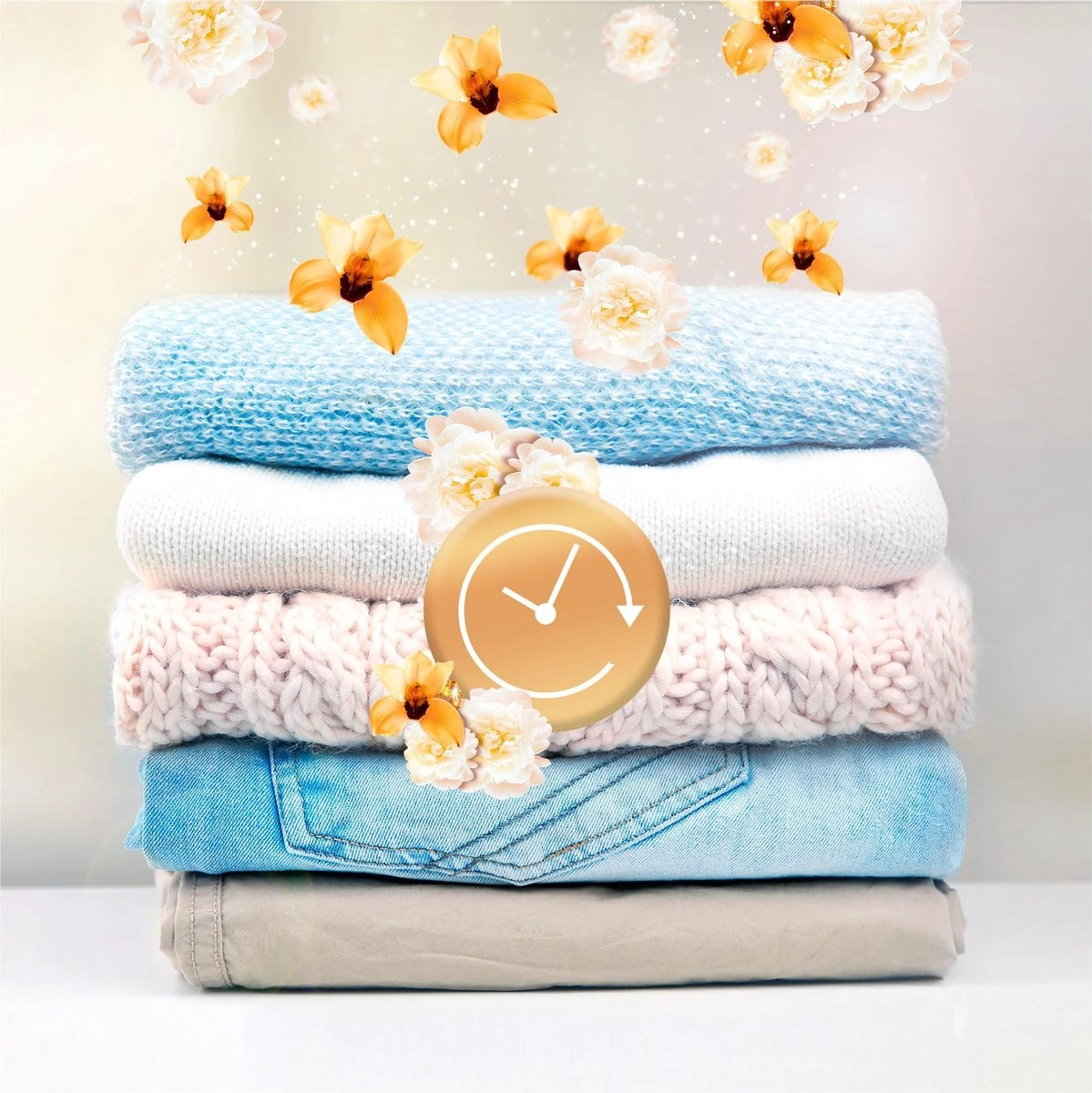 Lenor Geurbooster Gouden Orchidee - Geurparels - 6x16 Wasbeurten - Voordeelverpakking 5 Lenor Geurbooster Gouden Orchidee - Geurparels - 6x16 Wasbeurten - Voordeelverpakking - Afbeelding 3