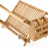 Merkloos Decopatent® Afdruiprek Voor Afwas - Bamboe - Hout - Inklapbaar Afdruiprek - Afwasrekje Inclusief Bestekhouder - Afwas Druiprek -Dagelijkse Benodigdheden Winkel 1200x1028