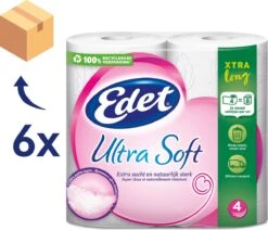 Edet Ultra Soft Xtra Long 4-laags Toiletpapier - 24 = 48 Rollen 7 Edet Ultra Soft Xtra Long 4-laags Toiletpapier - 24 = 48 Rollen -Dagelijkse Benodigdheden Winkel 1200x1029 1