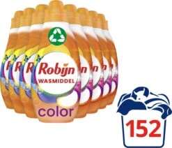 Robijn Klein & Krachtig Color Vloeibaar Wasmiddel - 152 Wasbeurten - Voordeelverpakking 14 Robijn Klein & Krachtig Color Vloeibaar Wasmiddel - 152 Wasbeurten - Voordeelverpakking -Dagelijkse Benodigdheden Winkel 1200x1029 5