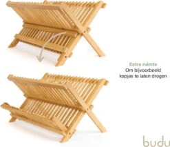 Budu Afdruiprek - Afdruiprekje Van Bamboe Hout - Afdruiprek Voor Afwas - Vaatwasrek - Keukenrek - Inklapbaar - Opvouwbaar - 10 Budu Afdruiprek - Afdruiprekje Van Bamboe Hout - Afdruiprek Voor Afwas - Vaatwasrek - Keukenrek - Inklapbaar - Opvouwbaar - -Dagelijkse Benodigdheden Winkel 1200x1037 1