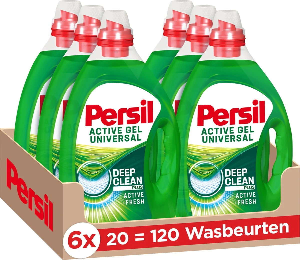 Persil® Persil Active Gel Universal - Vloeibaar Wasmiddel - Voordeelverpakking - 6 X 20 Wasbeurten 3 Persil® Persil Active Gel Universal - Vloeibaar Wasmiddel - Voordeelverpakking - 6 X 20 Wasbeurten