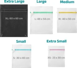 BOTC Waszakken - Wasnetten - Set Van 5 - Bescherm Je Wasgoed En Wasmachine - Transparant 17 BOTC Waszakken - Wasnetten - Set Van 5 - Bescherm Je Wasgoed En Wasmachine - Transparant -Dagelijkse Benodigdheden Winkel 1200x1060 5