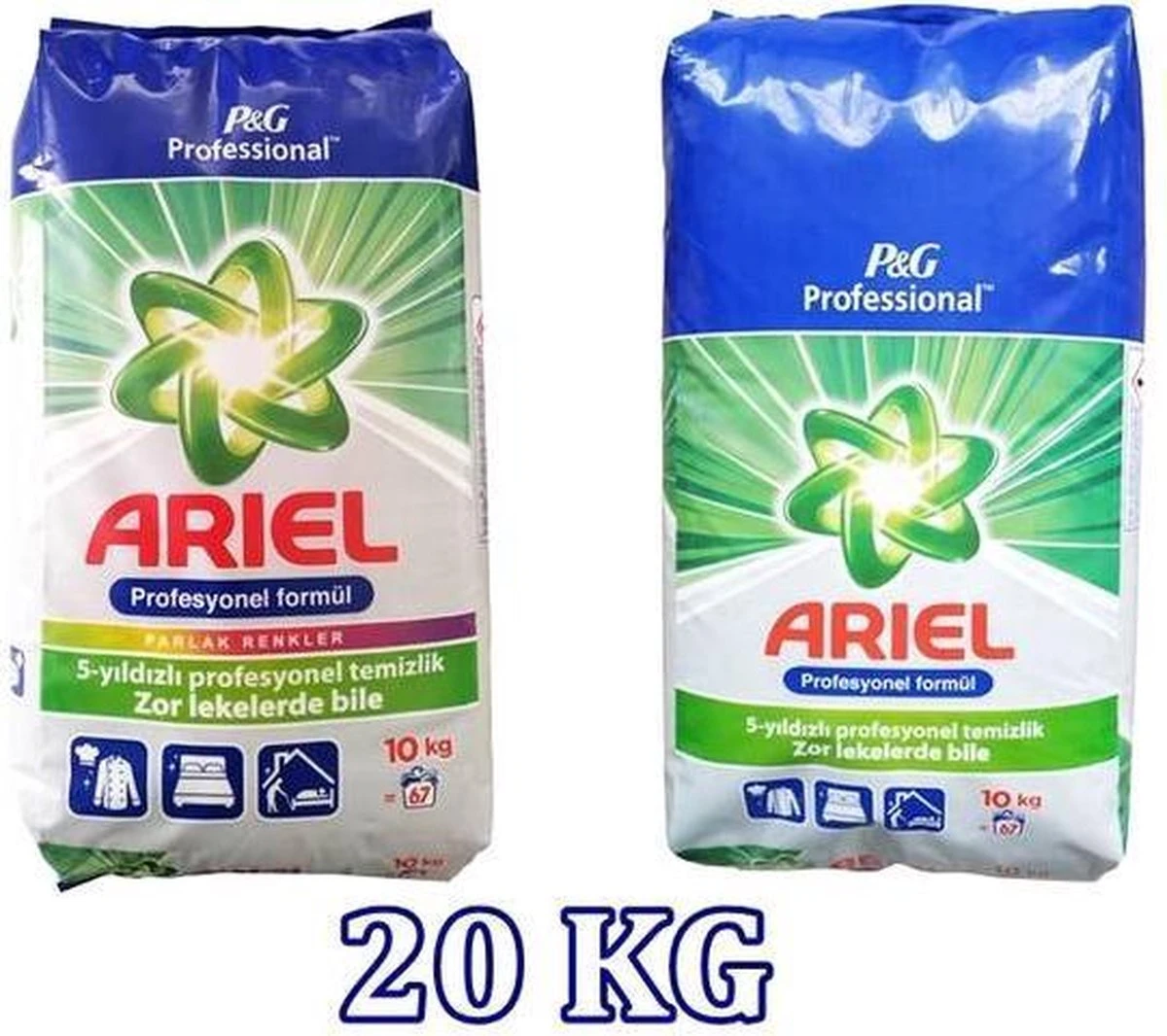 Ariel Waspoeder Combi Voordeelverpakking | 2 X 10 KG - Ariel Color + Regular Waspoeder | Voor Gekleurde En Witte Was Tot 2x 330kg Was , 3 Ariel Waspoeder Combi Voordeelverpakking | 2 X 10 KG - Ariel Color + Regular Waspoeder | Voor Gekleurde En Witte Was Tot 2x 330kg Was ,