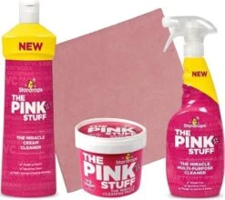 Stardrops 3x The Pink Stuff - Het Wonder Reinigingsmiddel – Allesreiniger Spray - Schoonmaakpasta - Milieuvriendelijk - Huishouden -Dagelijkse Benodigdheden Winkel 1200x1070 3
