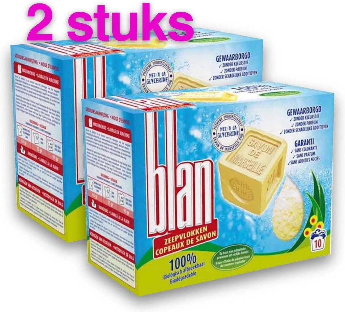 Zeepvlokken Marseille - 1700 Gram 3 Zeepvlokken Marseille - 1700 Gram