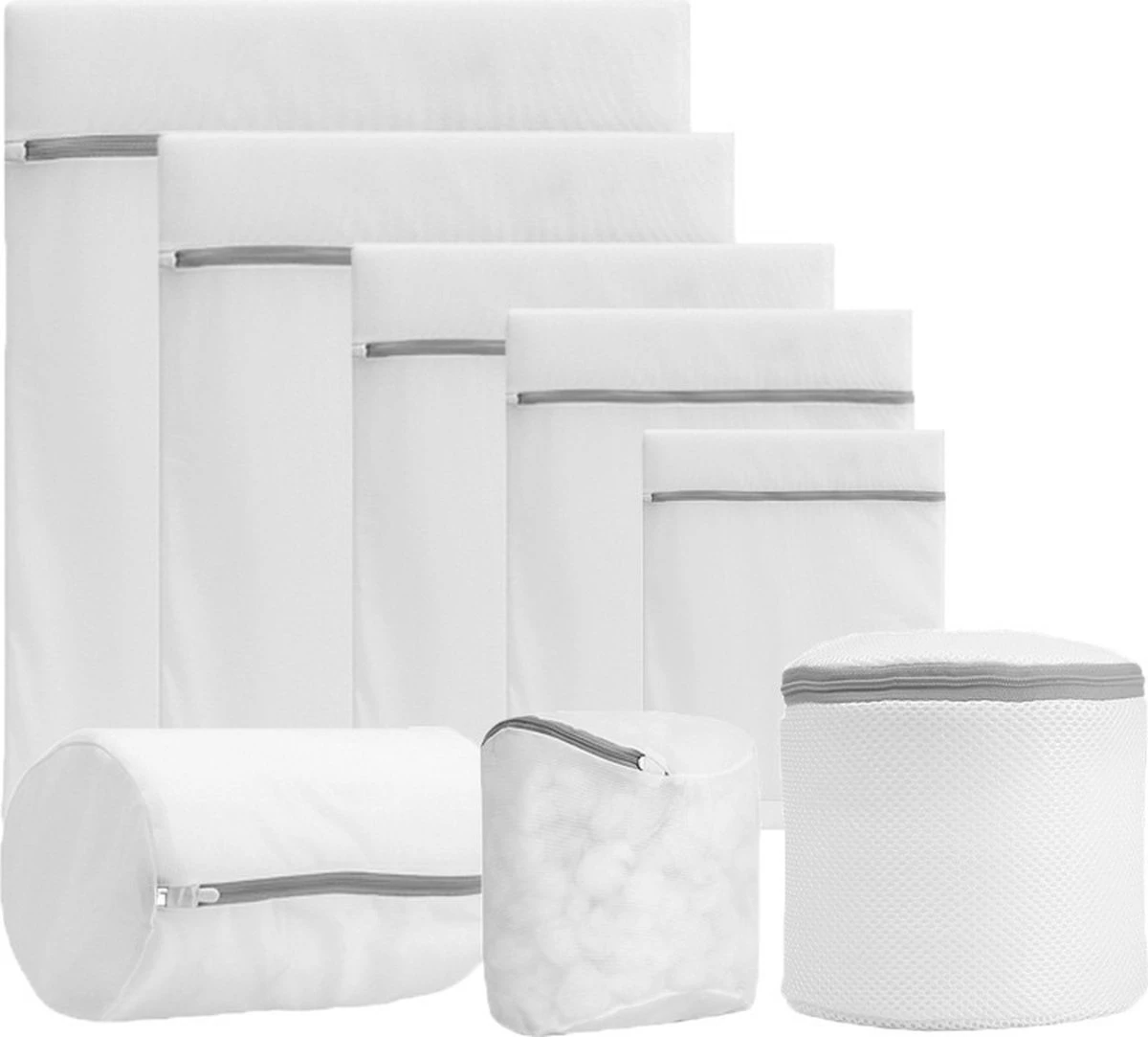 Product Depot Waszakken Voor Wasgoed - Waszak - Waszakje Lingerie - Wastas - Set Van 8 3 Product Depot Waszakken Voor Wasgoed - Waszak - Waszakje Lingerie - Wastas - Set Van 8