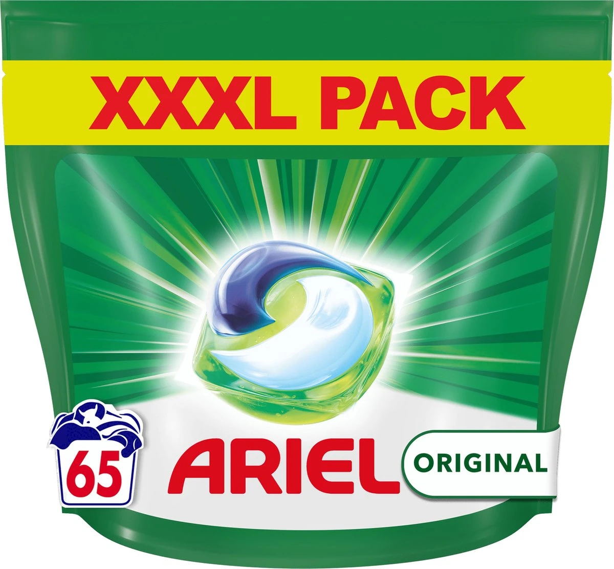 Ariel All In 1 Wasmiddel Pods Original Wit - 65 Wasbeurten 3 Ariel All In 1 Wasmiddel Pods Original Wit - 65 Wasbeurten