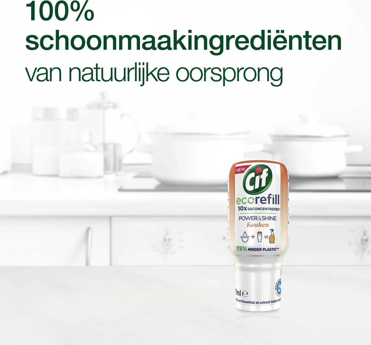 Cif CleanBoost Power & Shine Keuken Spray - 6 X 750 Ml - Voordeelverpakking 9 Cif CleanBoost Power & Shine Keuken Spray - 6 X 750 Ml - Voordeelverpakking - Afbeelding 7
