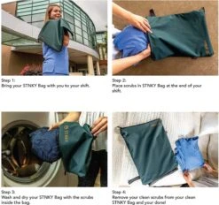 STNKY Pro Edition - Wasbare Sport, Reis- En Wastas - Groen - 13 Liter - Geurloos -Dagelijkse Benodigdheden Winkel 1200x1129 13