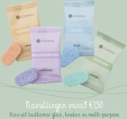 Cosmeau Schoonmaakmiddel Tabletten Cleaning Tabs Schoonmaak Tabs - Keukenreiniger - Badkamerreiniger Sanitair- Glasreiniger -Dagelijkse Benodigdheden Winkel 1200x1132 2