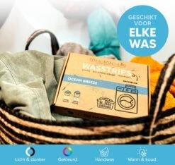 Wasmiddeldoekjes - Ocean Breeze Wasstrips 64 Wasbeurten – Wasmiddel Wasdoekjes - Natuurlijke Wasverzachter – Vegan – Zero Waste 16 Wasmiddeldoekjes - Ocean Breeze Wasstrips 64 Wasbeurten – Wasmiddel Wasdoekjes - Natuurlijke Wasverzachter – Vegan – Zero Waste -Dagelijkse Benodigdheden Winkel 1200x1135 2
