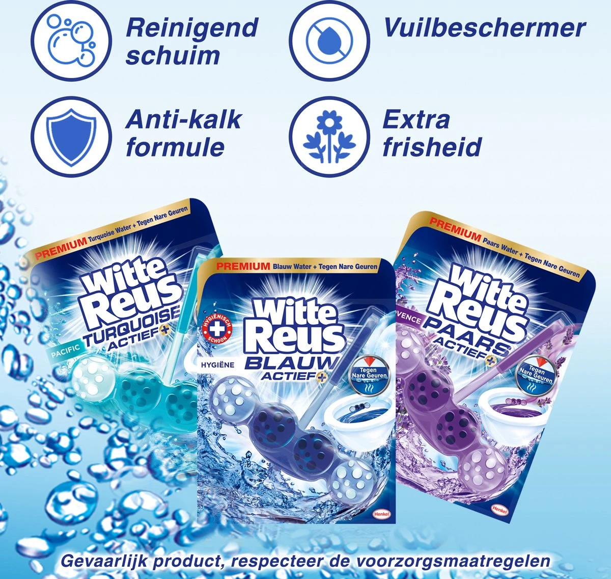Witte Reus Turquoise Actief Toiletblok - Pacific - WC Blokjes Voordeelverpakking - 10 Stuks 13 Witte Reus Turquoise Actief Toiletblok - Pacific - WC Blokjes Voordeelverpakking - 10 Stuks - Afbeelding 11
