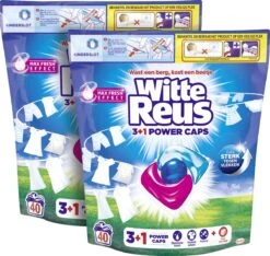 Witte Reus Power Caps Wascapsules - Wasmiddel Capsules - Voordeelverpakking - 2x40 Wasbeurten 11 Witte Reus Power Caps Wascapsules - Wasmiddel Capsules - Voordeelverpakking - 2x40 Wasbeurten -Dagelijkse Benodigdheden Winkel 1200x1138 5
