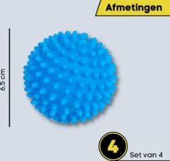 Merkloos 4x Wasdrogerballen - Drogerballen - Wasdroger Droogballen – Wasbol – Was Bal - Wasballen – Wasdroger - Ballen 9 Merkloos 4x Wasdrogerballen - Drogerballen - Wasdroger Droogballen – Wasbol – Was Bal - Wasballen – Wasdroger - Ballen -Dagelijkse Benodigdheden Winkel 1200x1138 7