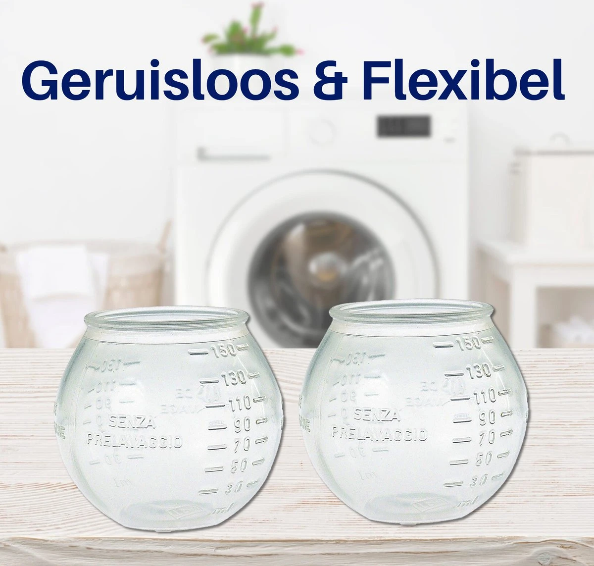 Waspakket - 6 Drogerballen - 2 Wasbollen - Maatschepje - Wasdoekje - Doseerbol - Wasbol - Doseerbollen 9 Waspakket - 6 Drogerballen - 2 Wasbollen - Maatschepje - Wasdoekje - Doseerbol - Wasbol - Doseerbollen - Afbeelding 7