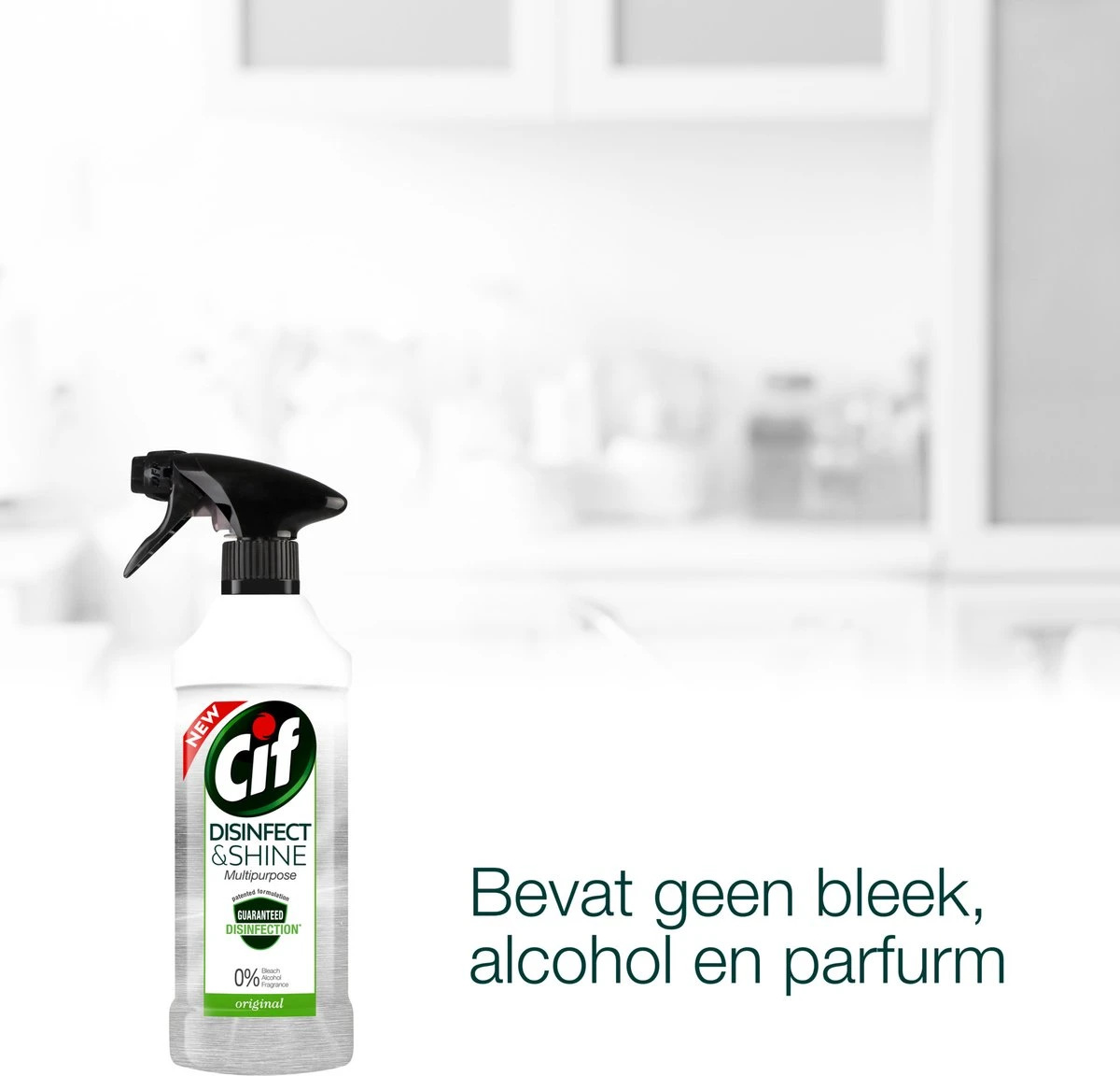 Cif Disinfect & Shine Original Desinfectie Spray - 6 X 500 Ml - Voordeelverpakking 8 Cif Disinfect & Shine Original Desinfectie Spray - 6 X 500 Ml - Voordeelverpakking - Afbeelding 6