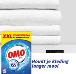 Omo Wit XXL Waspoeder 80 Wasbeurten -Dagelijkse Benodigdheden Winkel 1200x1165 8