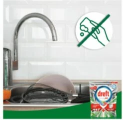 Dreft Platinum Plus All In One - Vaatwastabletten - Voordeelverpakking 5 X 16 Stuks 12 Dreft Platinum Plus All In One - Vaatwastabletten - Voordeelverpakking 5 X 16 Stuks -Dagelijkse Benodigdheden Winkel 1200x1168