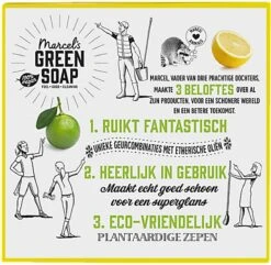 Marcel's Green Soap Vaatwastabletten Grapefruit & Limoen - 25 Stuks -Dagelijkse Benodigdheden Winkel 1200x1169 3