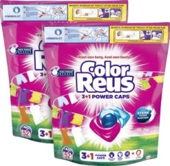 Color Reus Power Caps Wascapsules - Wasmiddel Capsules - Voordeelverpakking - 2x52 Wasbeurten -Dagelijkse Benodigdheden Winkel 1200x1173 9