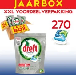 Dreft All In One Platinum - 270 Stuks - Vaatwastabletten - Jaarbox - Voordeelverpakking 8 Dreft All In One Platinum - 270 Stuks - Vaatwastabletten - Jaarbox - Voordeelverpakking -Dagelijkse Benodigdheden Winkel 1200x1175 4