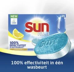 SUN® Sun All-In-1 Citroen Vaatwastabletten - 7 X 24 Tabletten - Voordeelverpakking -Dagelijkse Benodigdheden Winkel 1200x1176 4