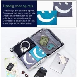 Wonair - Grote Waszak - 60x90cm - Hemelsblauw - Met Trekkoord En Draagband 14 Wonair - Grote Waszak - 60x90cm - Hemelsblauw - Met Trekkoord En Draagband -Dagelijkse Benodigdheden Winkel 1200x1189 11