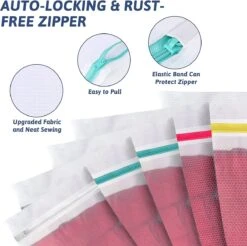 BOTC Waszakken - Wasnetten - Set Van 5 - Bescherm Je Wasgoed En Wasmachine - Transparant 19 BOTC Waszakken - Wasnetten - Set Van 5 - Bescherm Je Wasgoed En Wasmachine - Transparant -Dagelijkse Benodigdheden Winkel 1200x1197 43